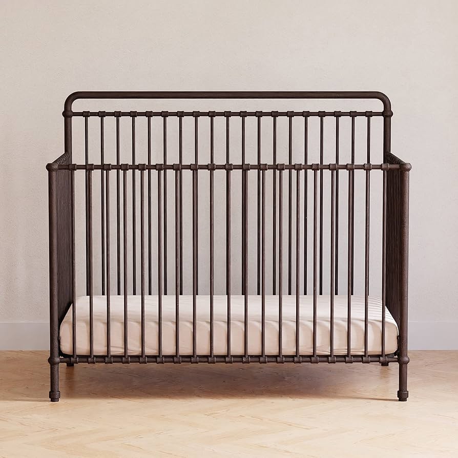 Amazon.com : Namesake Winston 4-in-1 Metal Baby Crib